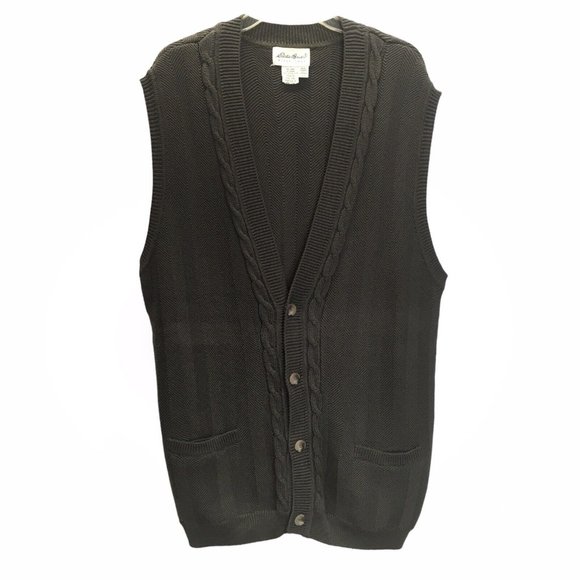 Eddie Bauer Sweaters Vintage Eddie Bauer V Neck Sweater Vest Men